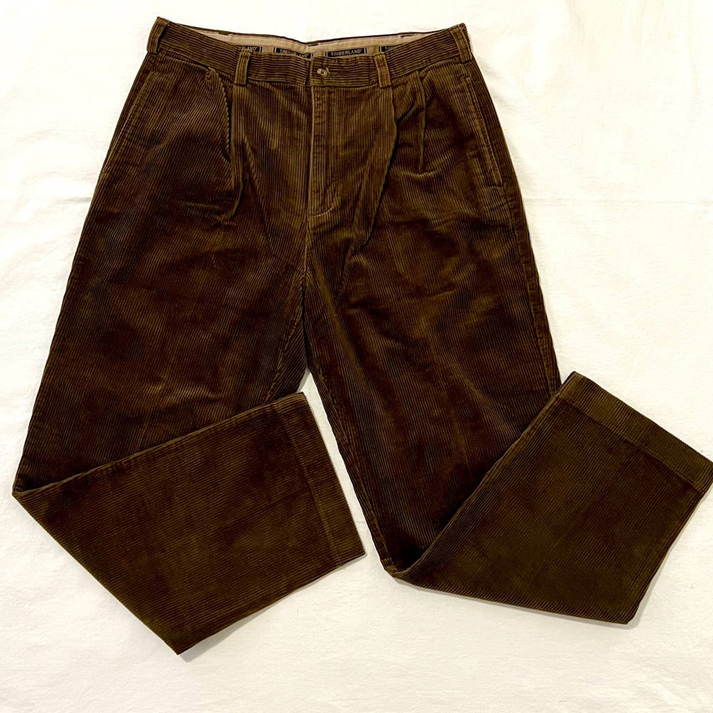 Timberland Corduroy Brown Pants with pockets